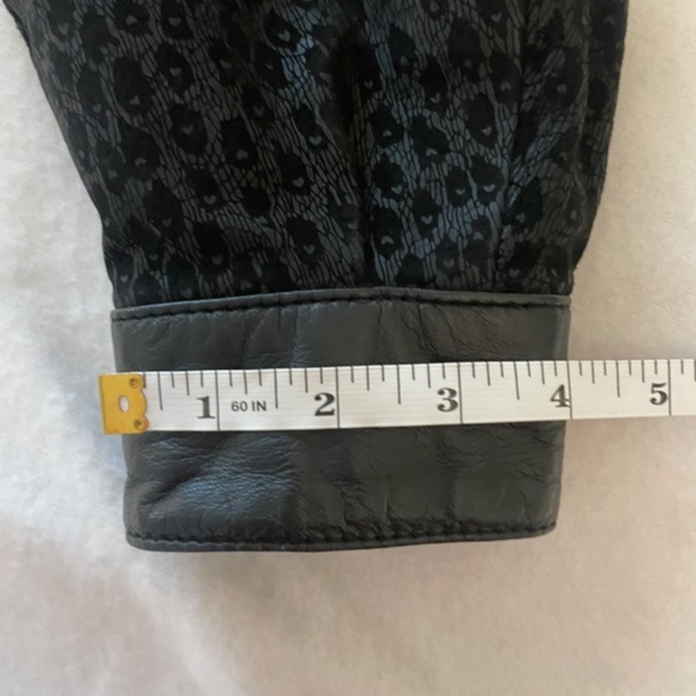 VTG Wilson's Leather Coat SZ XS Thinsulate Trench‎ Full Zip 80s 90s Animal Biker - Picture 10 of 17